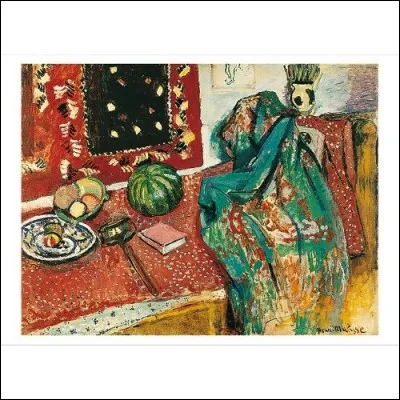 Qui a peint "Nature morte au tapis rouge" ?