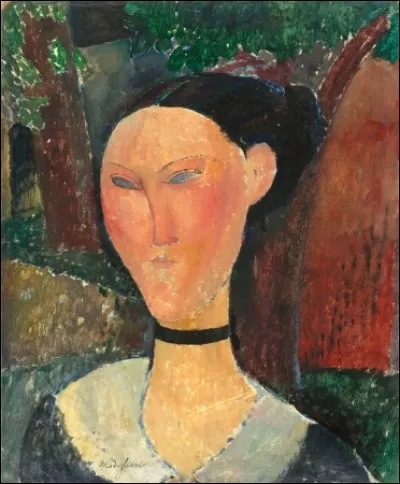Qui a réalisé le portrait de cette "Femme au ruban de velours" ?