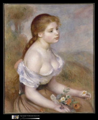 Cette toile s'intitule "Jeune fille aux pâquerettes", qui l'a réalisée ?