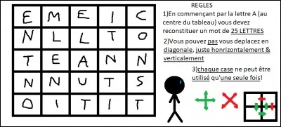 En ayant lu les règles, quel est ce mot de 25 lettres ?