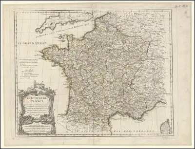 Le 22 décembre, un décret divise de la France en départements. Combien la France compte-t-elle de départements à cette époque ?