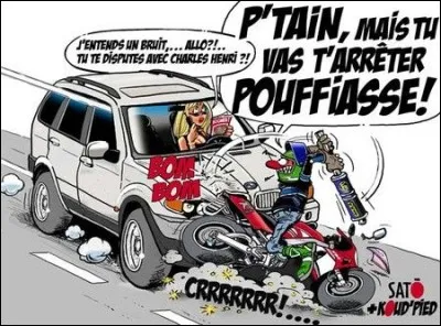 Dans certaines villes américaines, une femme n'a le droit de conduire un véhicule que si son mari court devant sa voiture en agitant un drapeau rouge pour avertir les autres usagers du danger !