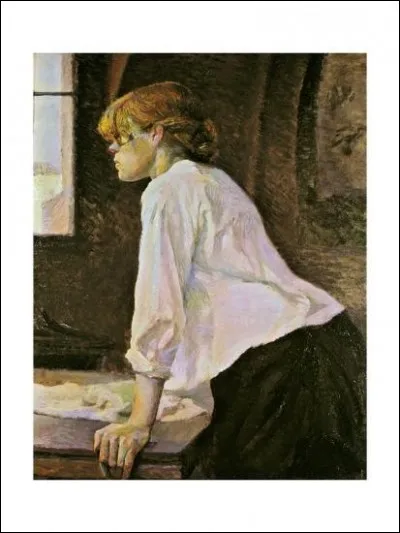 Qui a peint "La Blanchisseuse" ?