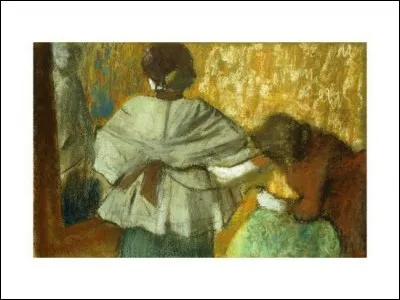 Ce tableau se nomme "Chez la couturière" , qui l'a réalisé ?