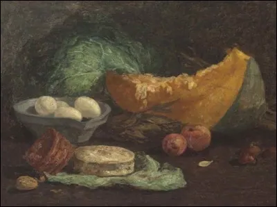 Qui a peint "Nature morte aux oeufs et à la citrouille" ?