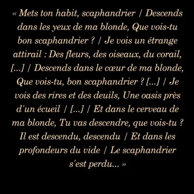 En 1974, il reprend une chanson de 1950, "Le scaphandrier". Qui en était le compositeur et interprète ?