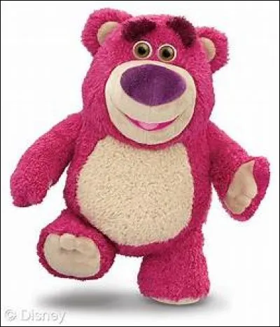Dans le dessin animé "Toy Story", comment s'appelle l'ours en peluche violet ?