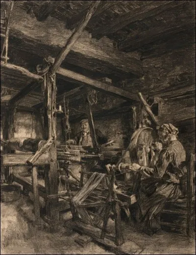 Qui a représenté ce tisserand ?