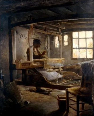 À qui doit-on la toile "Le Tisserand" ?