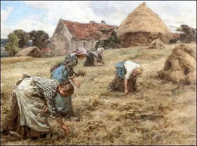 Qui a peint ce tableau représentant "Les Glaneuses" ?