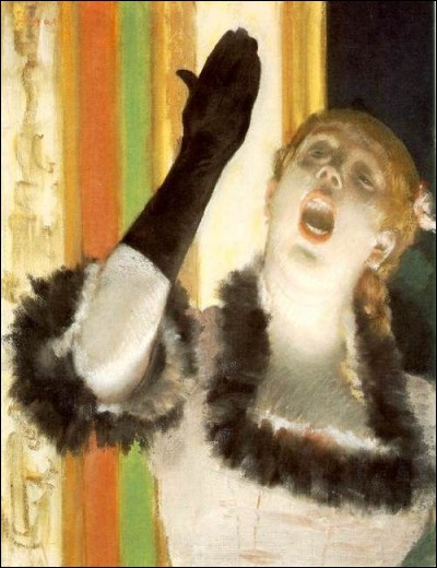 Qui a fait le portrait de "La Chanteuse avec un gant" ?
