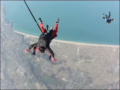Que dirais-tu d'un saut en parachute ?
