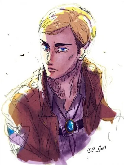 Que perd Erwin durant la bataille pour récupérer Eren des mains de Reiner et Bertolt ?