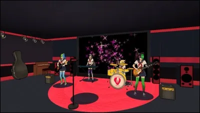 Qui fait partie du club de musique parmi ces filles ?