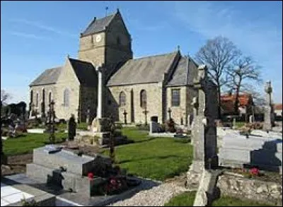 Commune normande, dans l'arrondissement de Coutances, Le Mesnil-Villeman se situe dans le département ...