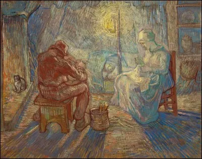 Qui, par sa toile, a immortalisé "La Veillée" ?