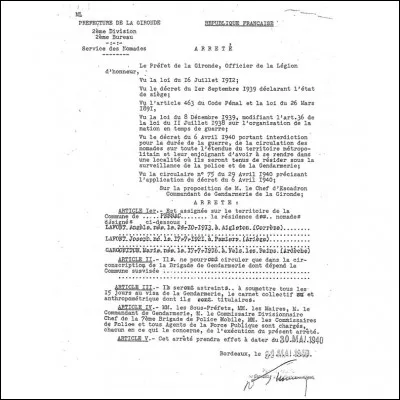 1939 > Le "rassemblement des étrangers" va s'organiser dans près de 200 centres dans toute la France. Combien vont "accueillir" les "Bohémiens, Tziganes, et autres nomades" ?