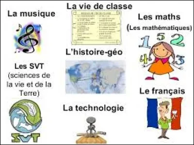 Quelle est ta matière scolaire préférée ?