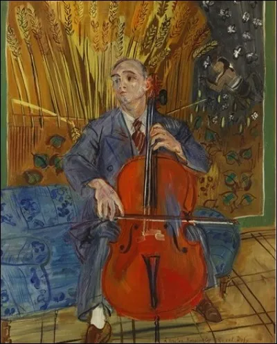 Quel peintre a représenté "Nicolas Karjinsky au violoncelle" ?