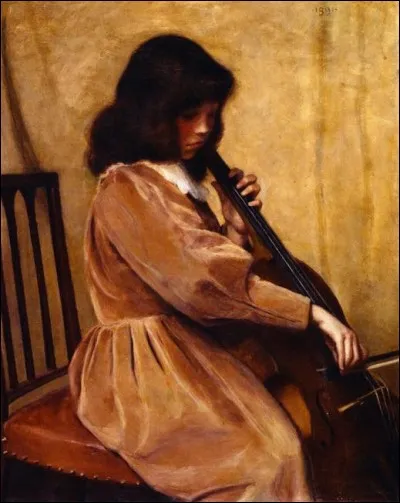 Qui a peint "Fille jouant du violoncelle" ?