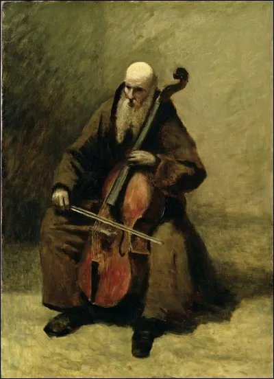 Qui a peint "Le moine au violoncelle" ?