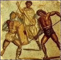 Les gladiateurs taient uniquement recruts parmi les esclaves.