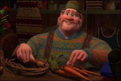 Dans "La Reine des neiges", comment s'appelle le vendeur de la supérette où va Kristoff ?