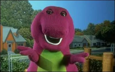 De quelle couleur est Barney le dinosaure ?