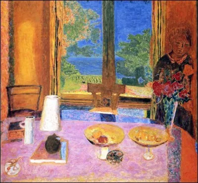Le peintre, auteur de ce tableau "Salle à manger donnant sur le jardin", c'est...