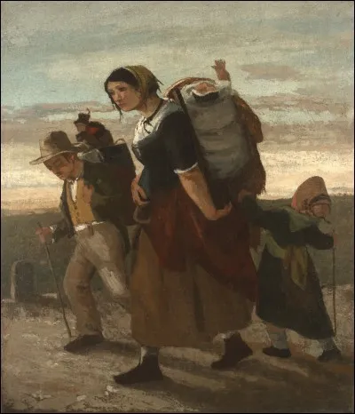 Qui a peint "Bohémienne et ses enfants" ?