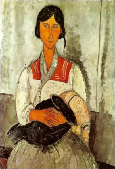 Qui a représenté cette "Gitane avec un bébé" ?