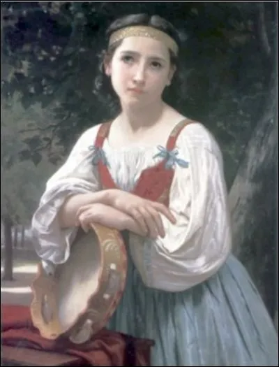 À qui appartient "La Bohémienne au tambourin" ?