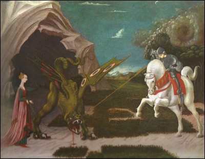 D'après la légende dorée, quel saint à terrassé un dragon ?