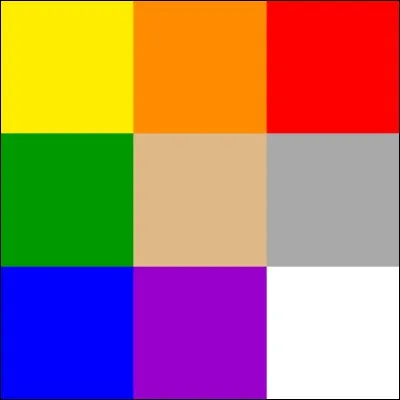 Quelles couleurs aimes-tu ?