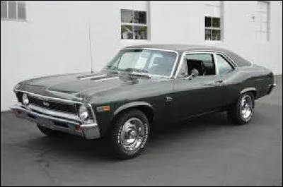 Voici une Chevrolet Nova de troisième génération. De 1962 à 1967, cette Chevrolet a porté un autre nom. Quel était son nom ?