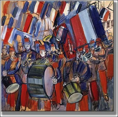 Qui a peint "La Fanfare du 14 juillet" ?