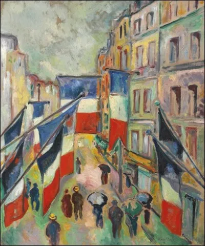 De la couleur avec "Le 14 juillet au Havre" de :