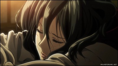 On va commencer pas une question simple.
Qui Mikasa protège-t-elle sans cesse ?