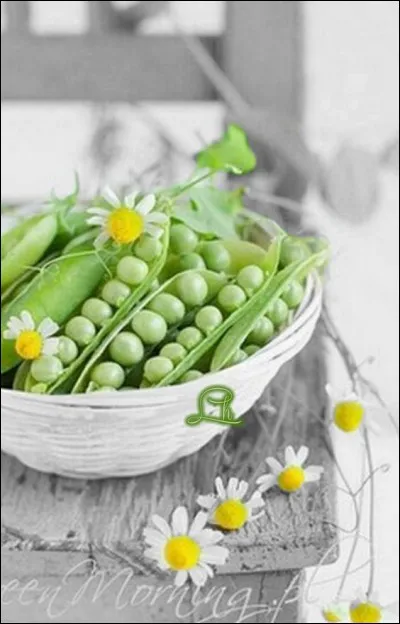 Selon une recette traditionnelle, comment se préparent les petits pois ?