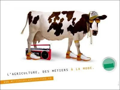 Quelle organisation syndicale est majoritaire chez les agriculteurs (dont voici une des publicits) ?