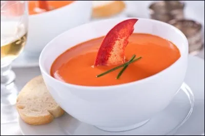 Quel type de soupe est faite à base de homard ?