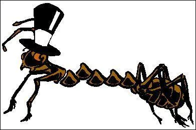 Qu'est-ce qui n'existe pas plus qu'une 'fourmi de dix-huit mtres avec un chapeau sur la tte' ?