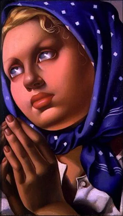 Qui a peint "Fille paysanne priant" ?