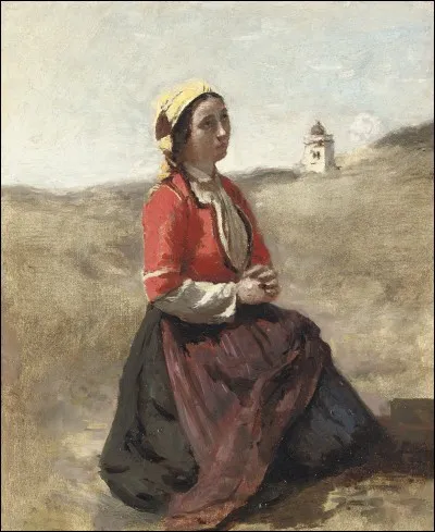 Qui a peint "La bretonne en prière" ?