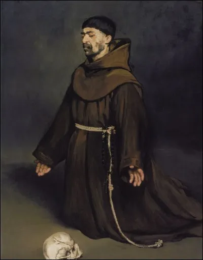 Qui a peint "Un moine en prière" ?