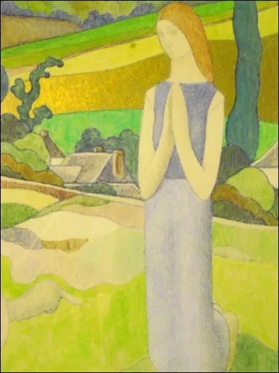 Qui a peint "Sainte en prière" ?