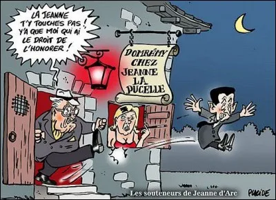 Perle écolière. Comme Jeanne d'Arc était lorraine ...