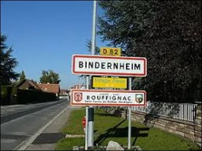 Village Bas-Rhinois, Bindernheim se situe dans l'ancienne région ...