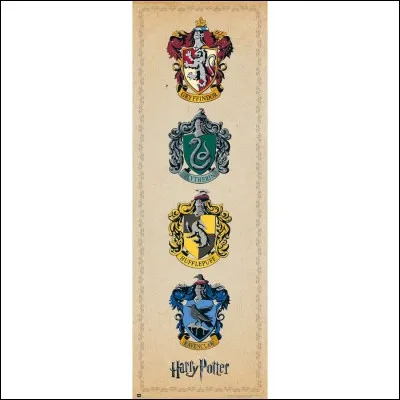 Quelles sont les 4 maisons de Poudlard ?