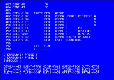 Un programme qui convertit le langage assembleur en langage machine est appelé...